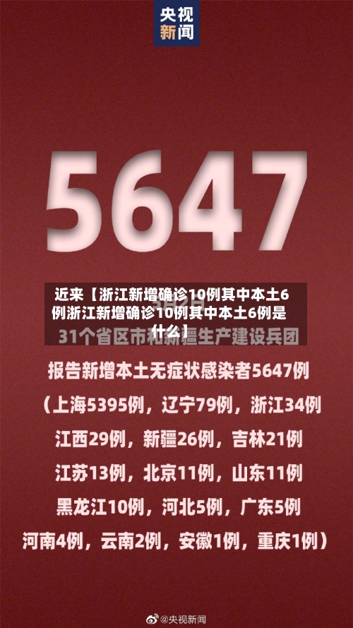 近来【浙江新增确诊10例其中本土6例浙江新增确诊10例其中本土6例是什么】-第3张图片