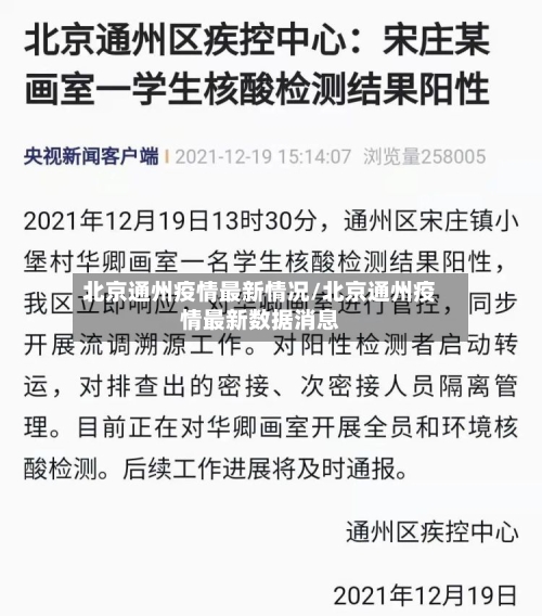 北京通州疫情最新情况/北京通州疫情最新数据消息